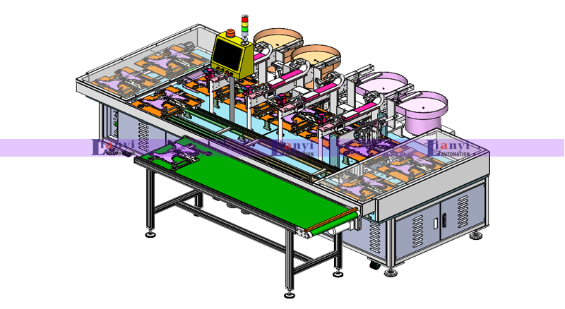 人體秤底殼自動(dòng)組裝電池彈片設(shè)備